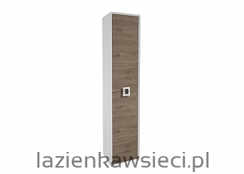 SZAFKA PODWIESZANA AMURA C35 BIAŁY POŁYSK/ORZECH ROCKFORD 033-C-03520