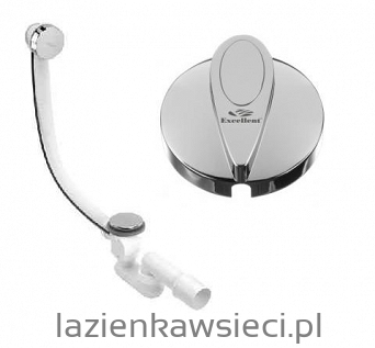 PRZELEW WANNOWY OVAL CHROM 1000MM AREX.1551CR