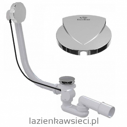 PRZELEW WANNOWY DELTA CHROM/MATOWY  800 MM AREX.1541CRMAT