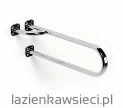 WSPORNIK POZIOMY BIAŁY PROFIL PROSTOKĄT 38X20 MM WBWOL002