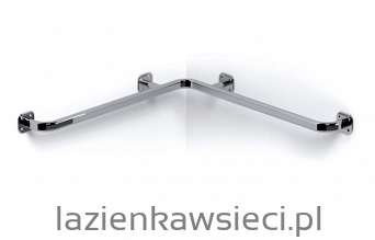 PORĘCZ POZIOMA BIAŁA PROFIL PROSTOKĄT 38X20 MM WBPLX002