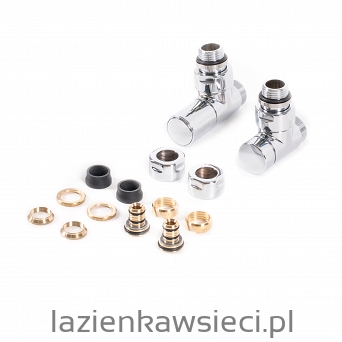 ZESTAW KĄTOWY REGULACYJNY GZ 1/2" – ∅16x2, ∅15 CHROM WRZRCK1-CR