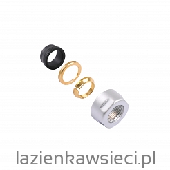 ADAPTER DO RUR MIEDZIANYCH GW 24-19-Ø15 CHROM TGACR003