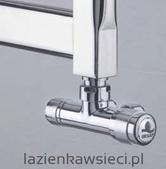 ZESTAW ZAWÓR KĄTOWY JEDNORUROWY PRZYŁĄCZE 1/2" WIELOWARSTWOWE/MIEDZIANE CHROM