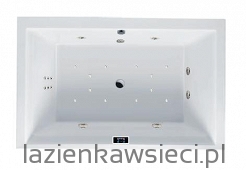 WANNA CROWN LUX 1900X1200  Z HYDROMASAŻEM DISCOVERY PREMIUM 